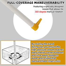 TonGass built-in shut-off valve detail demonstrating precise flow control benefit