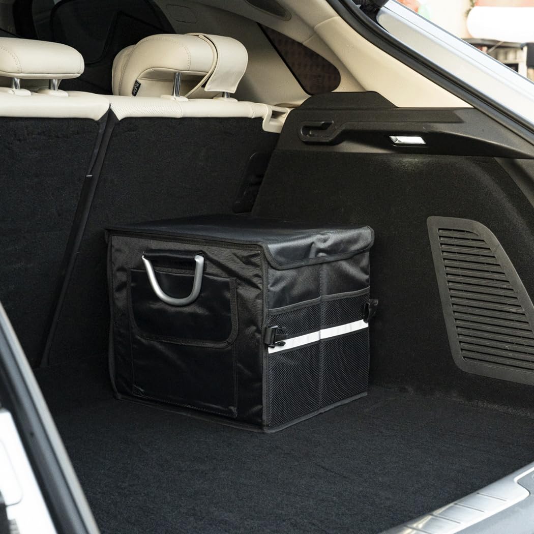 Tongketec in a roadtrip scene organizing snacks and emergency supplies