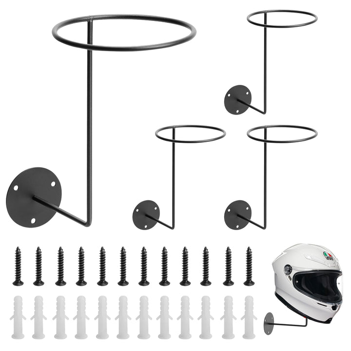 Tongyuyan front view mounted helmet showing neat storage benefit