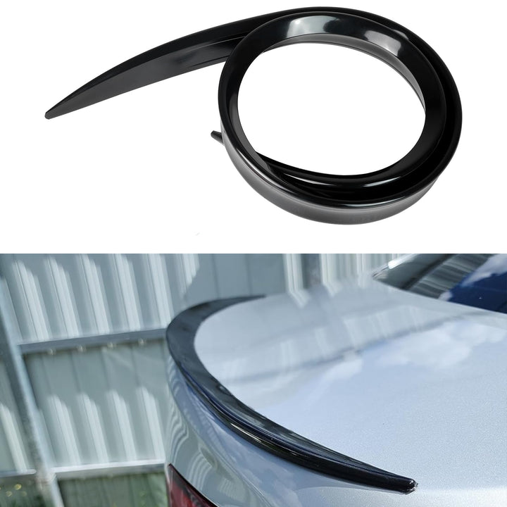 Tongze spoiler front profile showing gloss finish and sporty look benefit