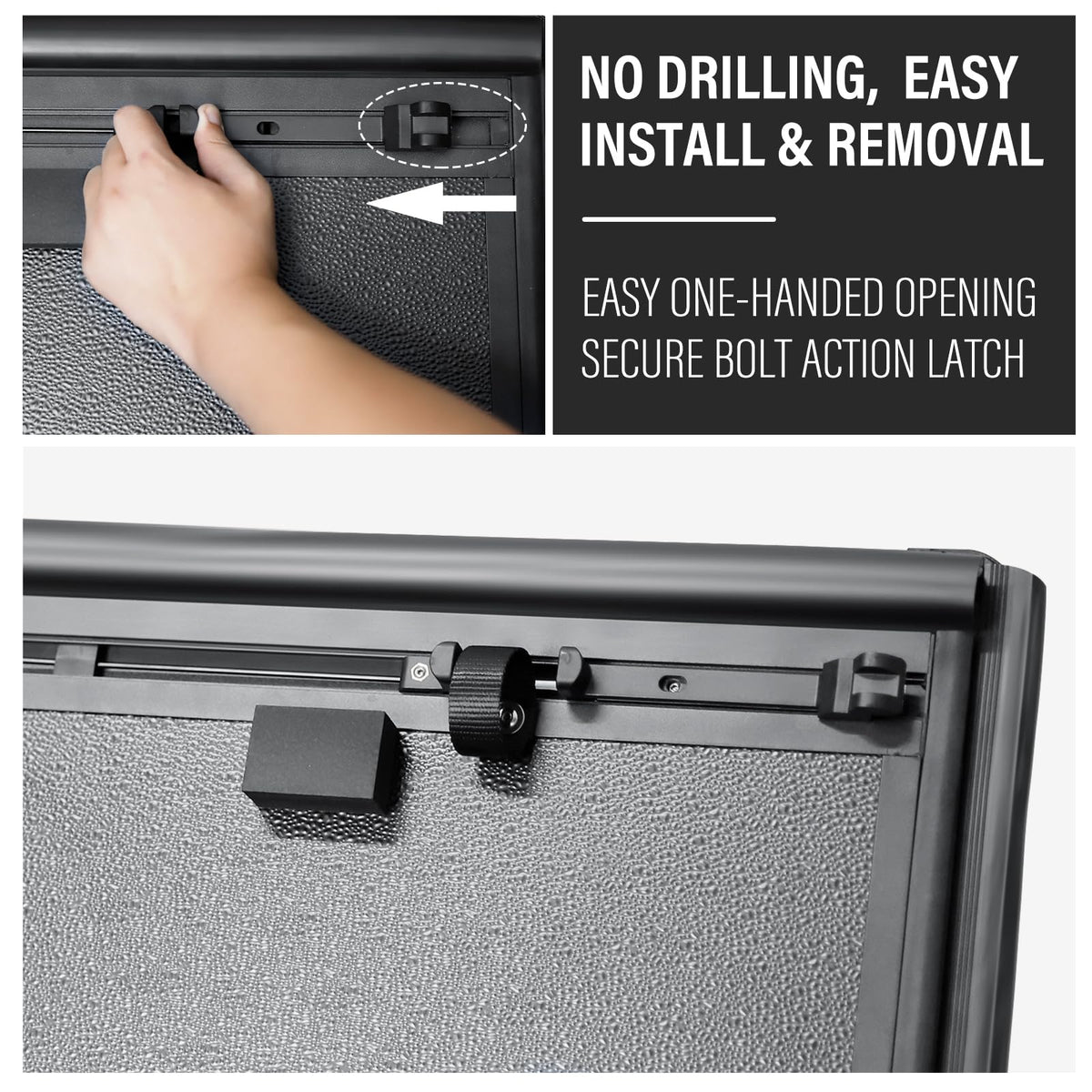 Tono King close-up of aluminum panel showing durable finish benefit
