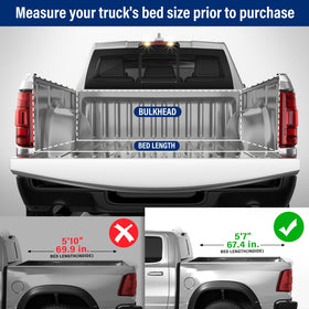 Tono King installed on a Ram truck side view improving aerodynamics and appearance