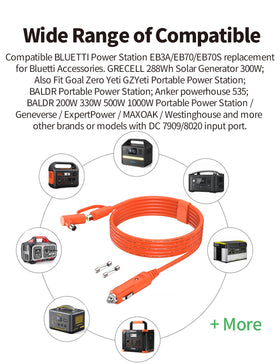 Tonton label and plugs showing compatibility with popular power stations