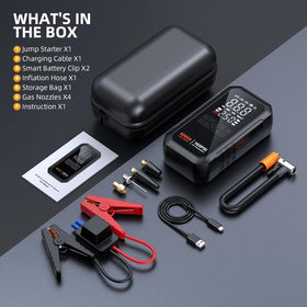 TONTONJIA H6 connected to car battery demonstrating reliable jump starts