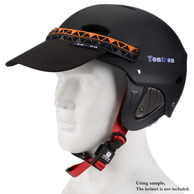 Tontron V01 close-up of waterproof brim fabric highlighting durability