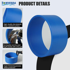 Tonvesda wear ring installed in Sea‑Doo pump restoring proper clearance benefit