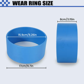 Tonvesda wear ring profile edge detail highlighting precise dimension control