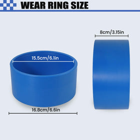Tonvesda side profile of 155.5mm ring demonstrating thickness and strength