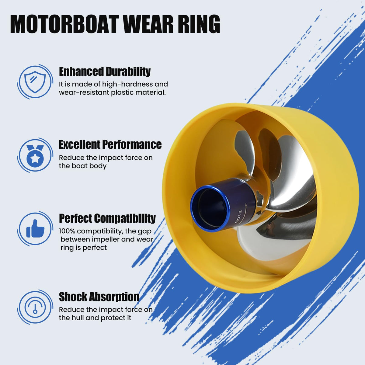 Tonvesda wear ring texture detail emphasizing wear-resistant material for longevity