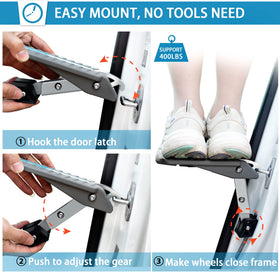 TOOENJOY textured anti-slip surface providing secure footing