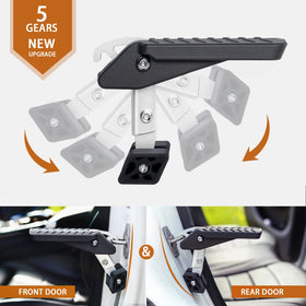 TOOENJOY close-up of coated hook and rubber bumper protecting latch