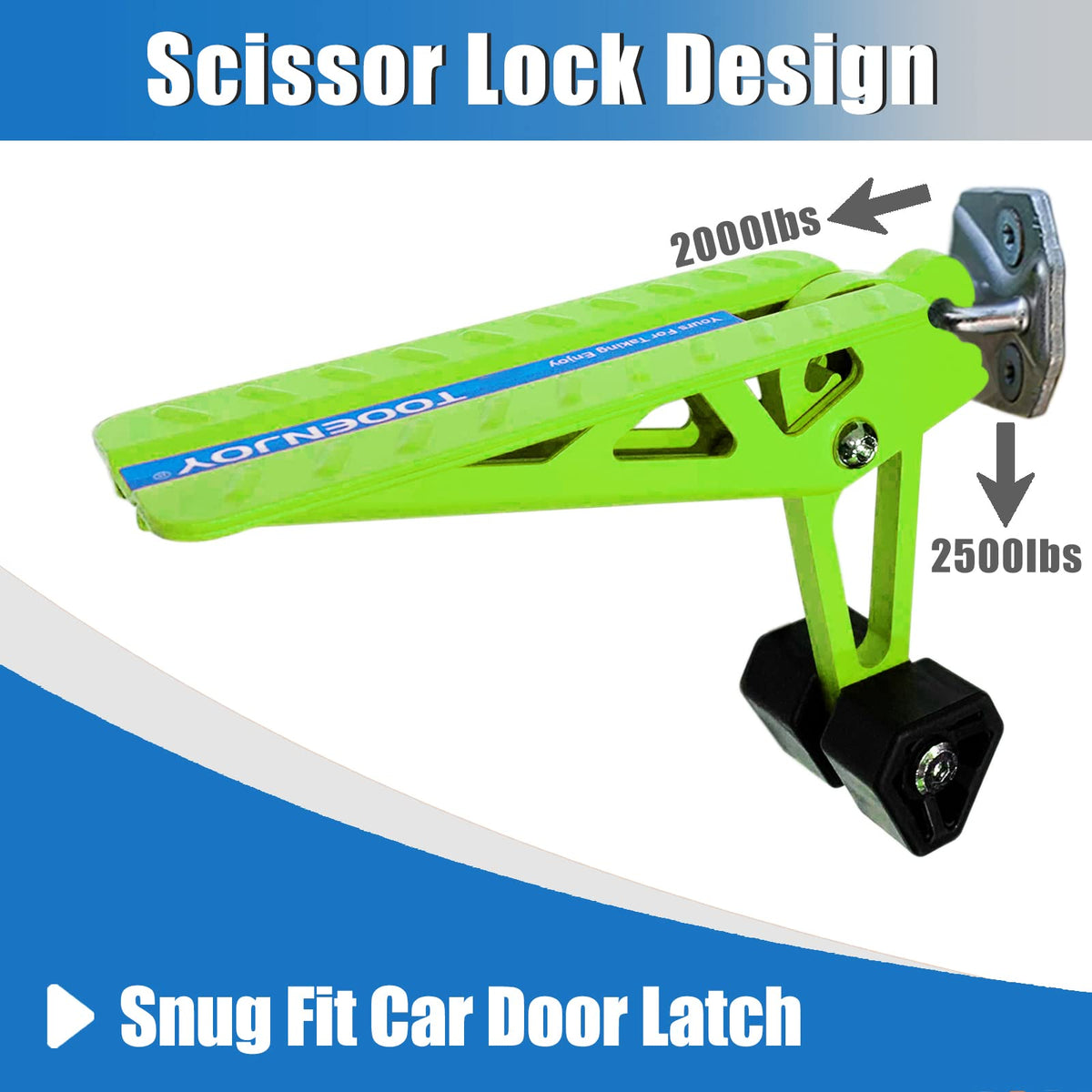 TOOENJOY step used to load a rooftop cargo box for safer loading