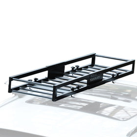TOOENJOY front view of basket showing low-profile and cargo space benefit