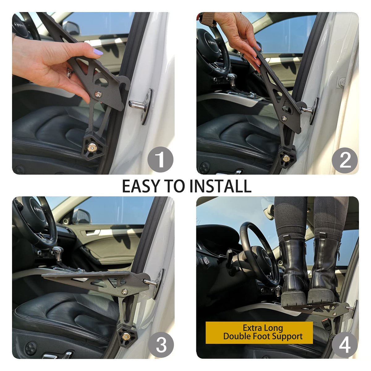 TOOENJOY rubber pad detail protecting door frame and increasing grip