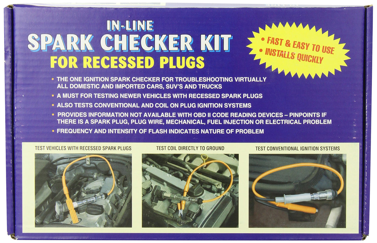Tool Aid 23970 close-up of flashing bulb detail for clear spark indication and easier diagnosis