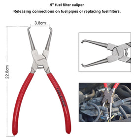 TOOLEAGUE tools alongside a ruler showing scale for fitment and reach benefit