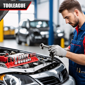 TOOLEAGUE socket trays filled demonstrating neat layout and fast selection