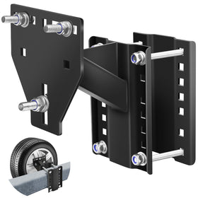 toolhoper front mounted view showing secure spare placement and improved safety