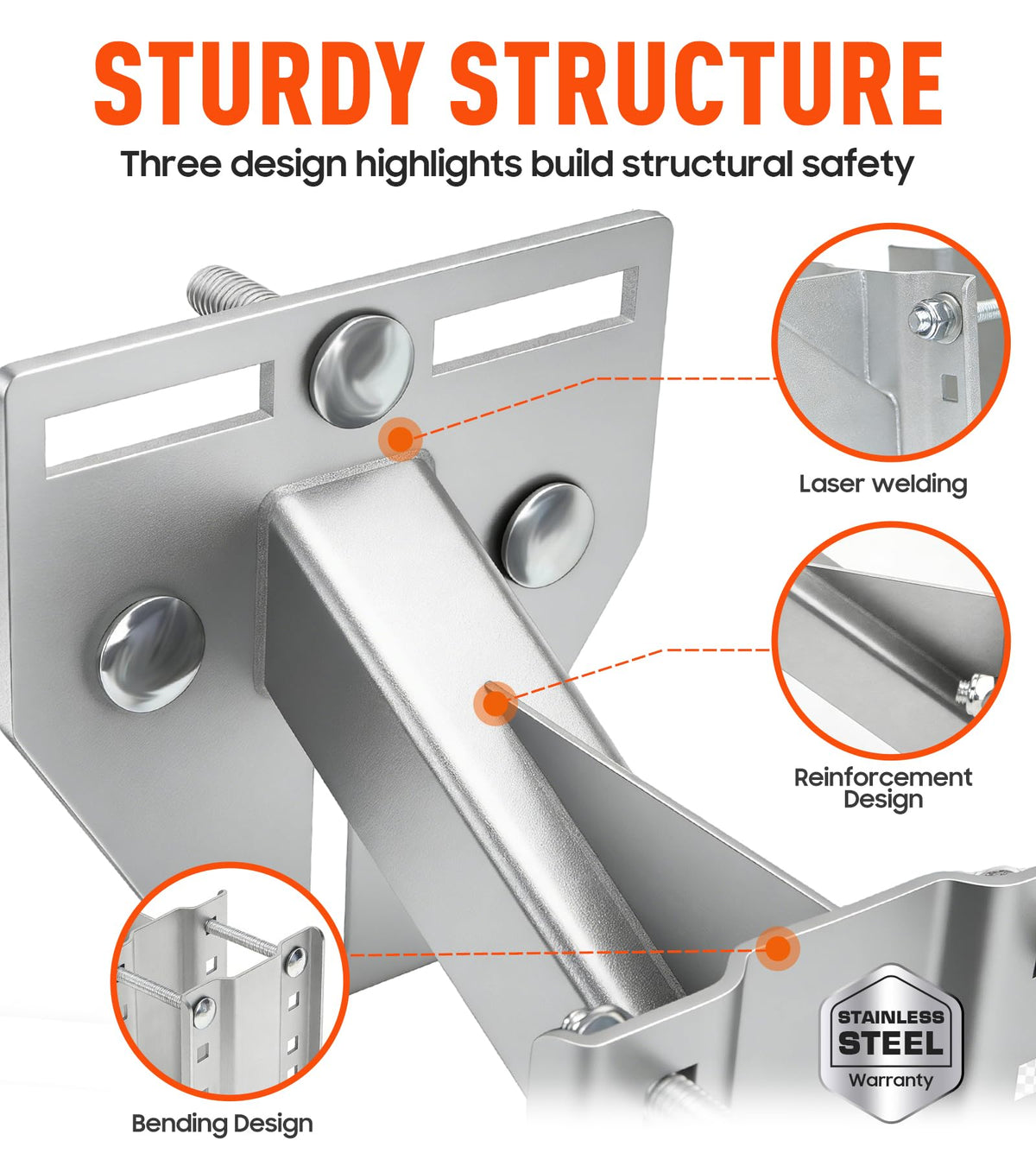 toolhoper side profile highlighting multi-layer bending panels, shows added strength