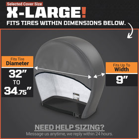 TOOLTROOPERS size comparison with tape measure for correct fit