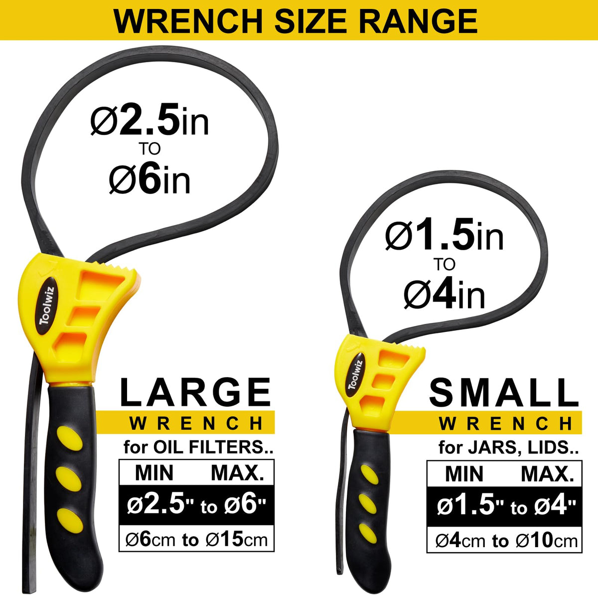 Toolwiz triangular lock tip close-up illustrating secure strap locking for reliable grip
