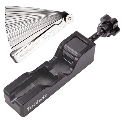 Toolwiz front view of gap tool showing compact design and secure hold benefit