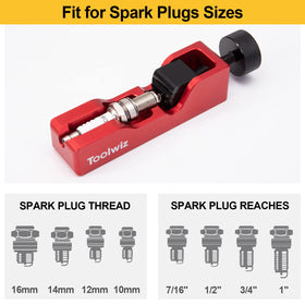 Toolwiz knob detail highlighting easy-turn adjustment for controlled electrode compression