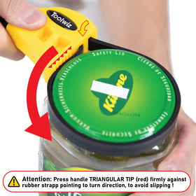 Toolwiz rubber strap texture detail emphasizing flexibility and non-marring surface protection