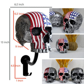 Tooyuart close-up resin skull texture highlighting durable, fade-resistant finish