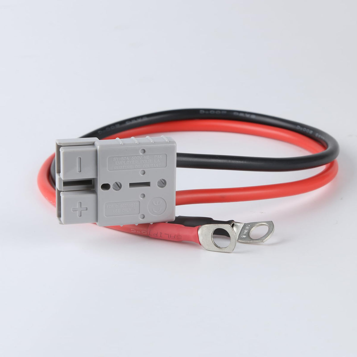 Toozoky cable next to ruler showing 1.64 ft length for tidy installations