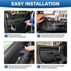 TOP-MAX armrest side profile highlighting ergonomic contour and strength