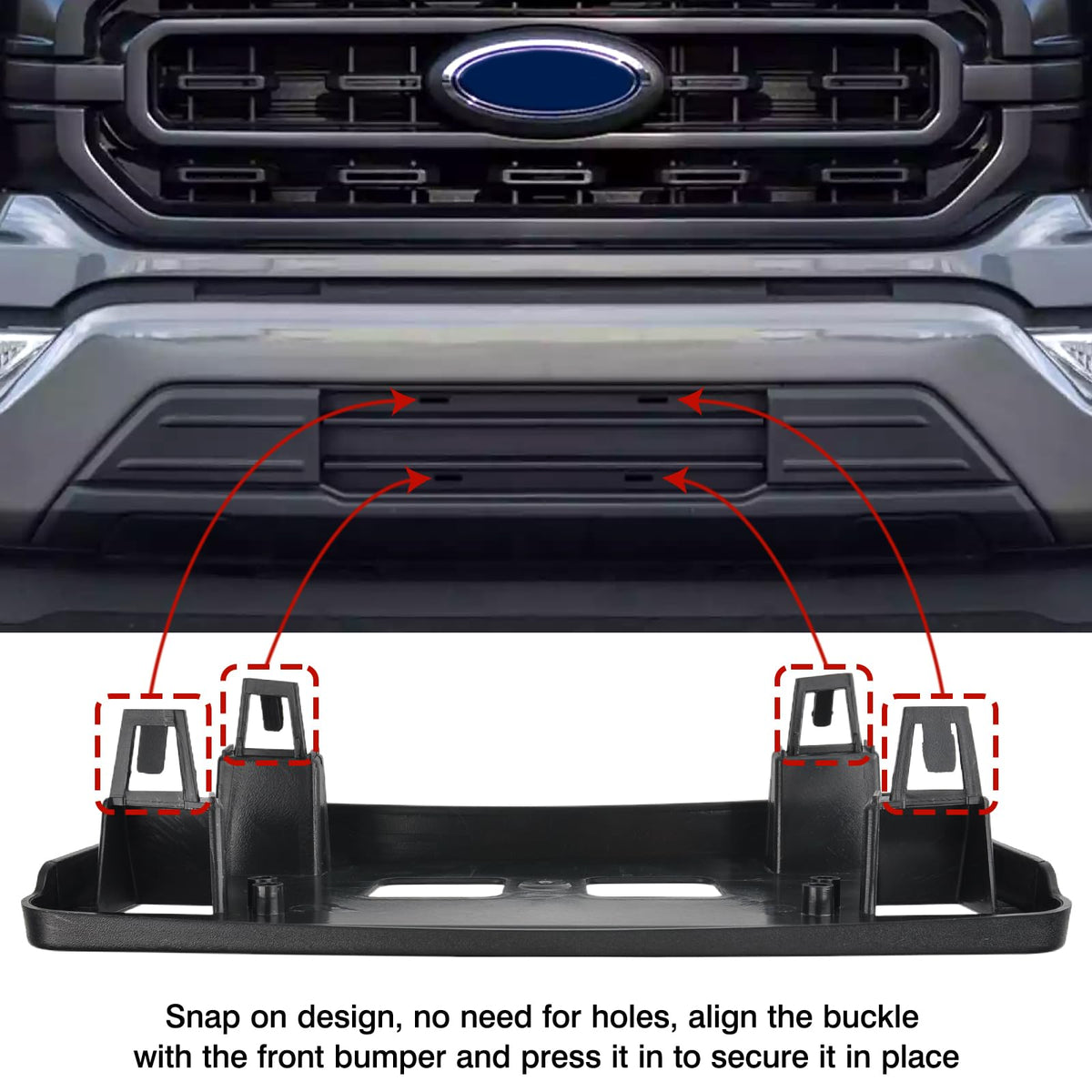 TOP-MAX bracket screw holes detail showing easy installation alignment