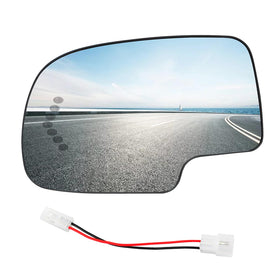 TOP-MAX front view of left mirror glass showing fit and finish benefits