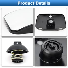 TOP-MAX included double-sided tape and mounting accessories for easy installation