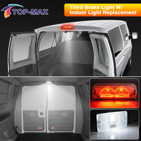 TOP-MAX installed on van rear demonstrating direct-fit replacement benefit
