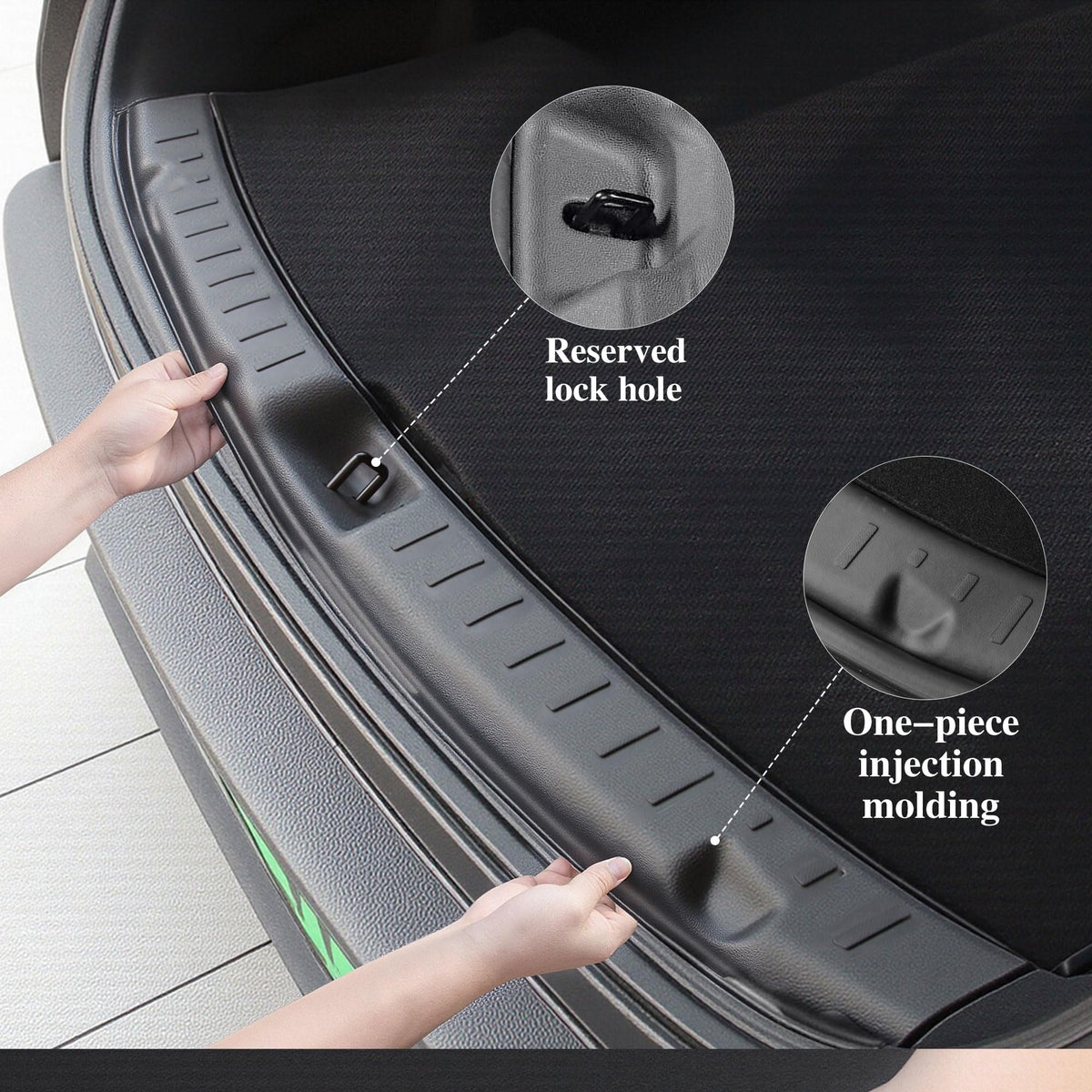 TOPABYTE close-up of textured tread providing anti-slip benefit