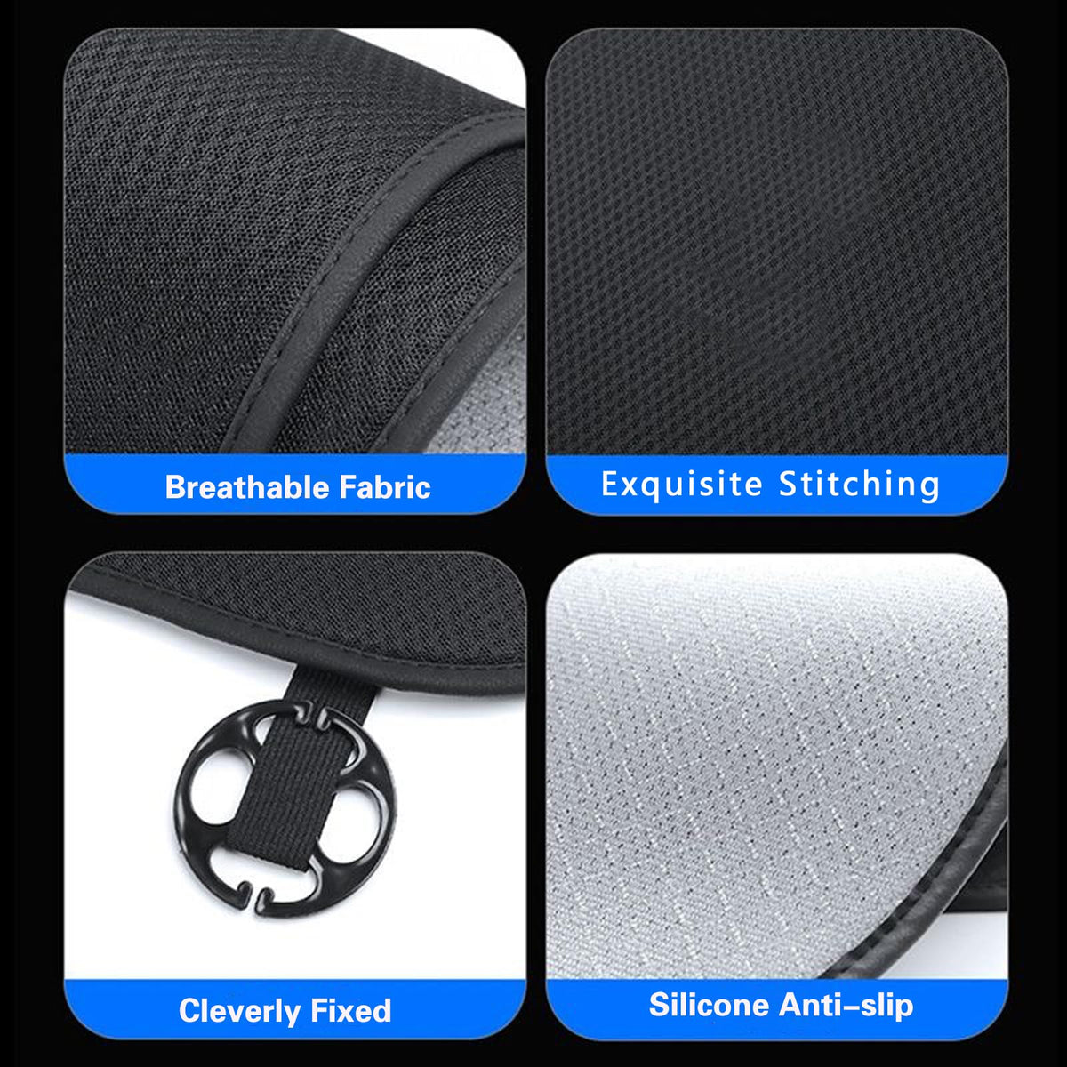 TOPABYTE installed on Model 3 front seats showcasing tailored protection