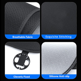 TOPABYTE installed on Model 3 front seats showcasing tailored protection
