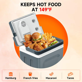 TopAutoGear cooler secured in car trunk offering stable transport during drives