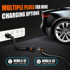 TopAutoGear NEMA 6-20 plug with 5-15 adapter showing outlet compatibility benefit