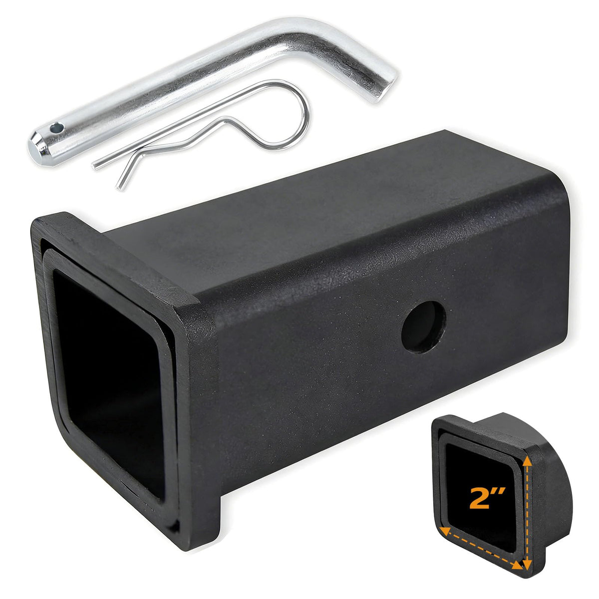 TOPBEE front view of adapter sleeve showing secure fit and easy installation
