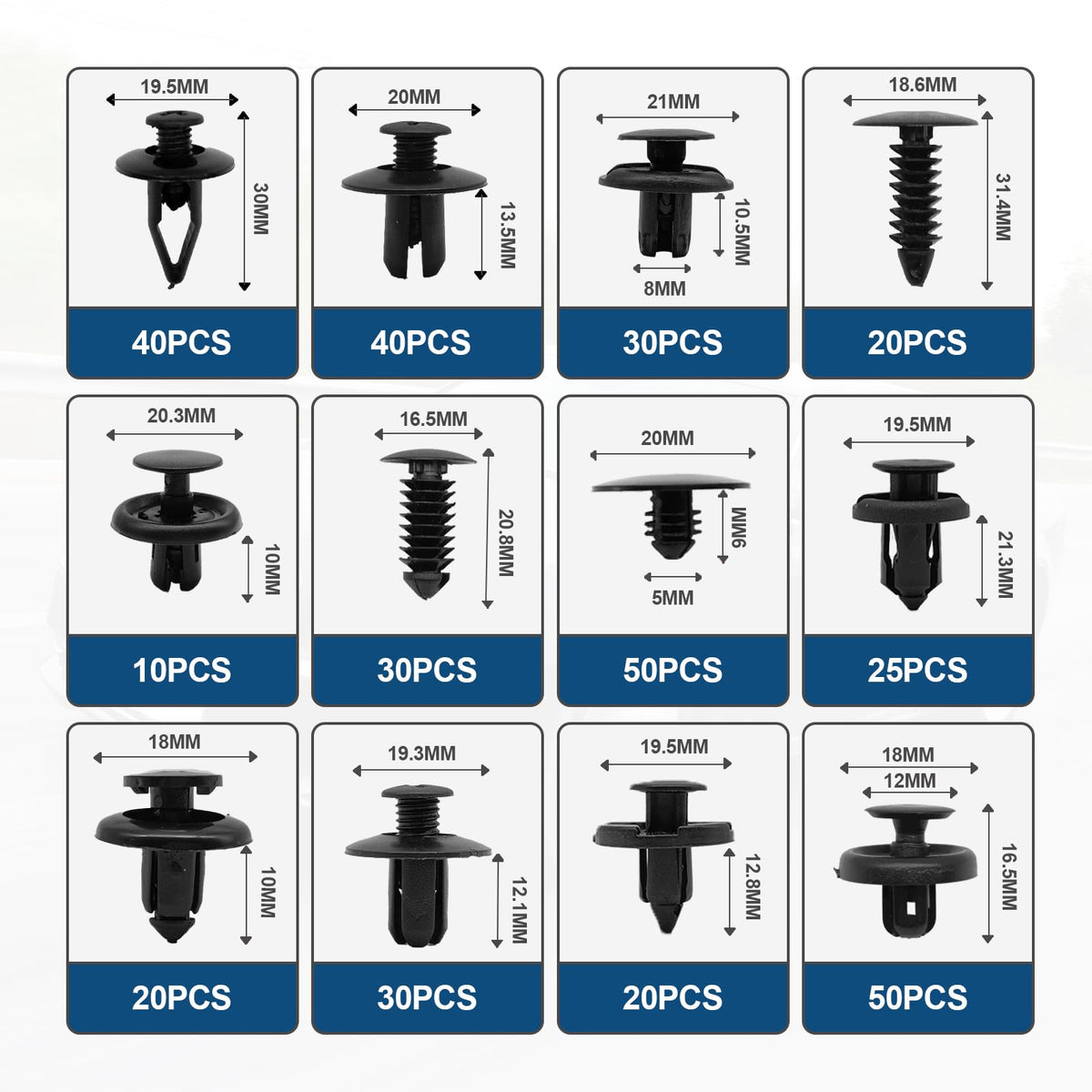 TOPCNOEM closeup of clip texture and durable nylon for reliable hold