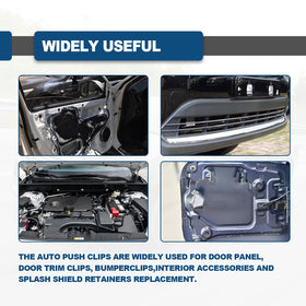 TOPCNOEM installed clip securing a car door panel ensuring snug fit
