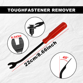 TOPCNOEM remover tool beside clips showing safe-extraction benefit