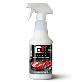 TopCoat F11 front label showing product and size for easy identification