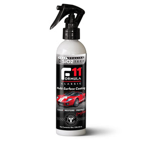TopCoat F11 front label showing product name and size for quick identification and trust