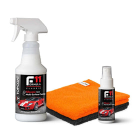 TopCoat F11 front packaging showing bottle and label, clear product identity and benefit