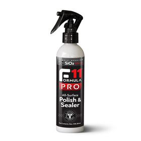 TopCoat F11PRO front label showing product and size for clear identification