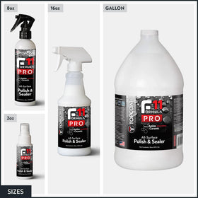 TopCoat F11PRO starter kit staged in a garage to illustrate everyday use