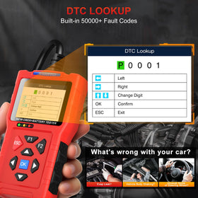 TopDiag display showing live data graphs on 2.8-inch screen for monitoring